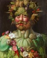 Rudolf II de Habsbourg en Vertumnus Giuseppe Arcimboldo Nature morte classique